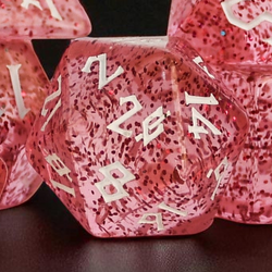 Sugarplum Acrylic Dice Set (ONLINE ORDER ONLY)