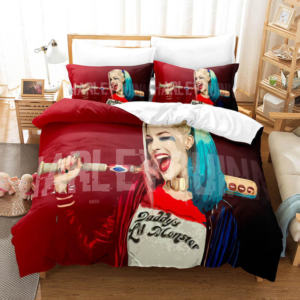 Suicide Squad Harley Quinn Bedding Set Quilt Cover (Online Order Only)