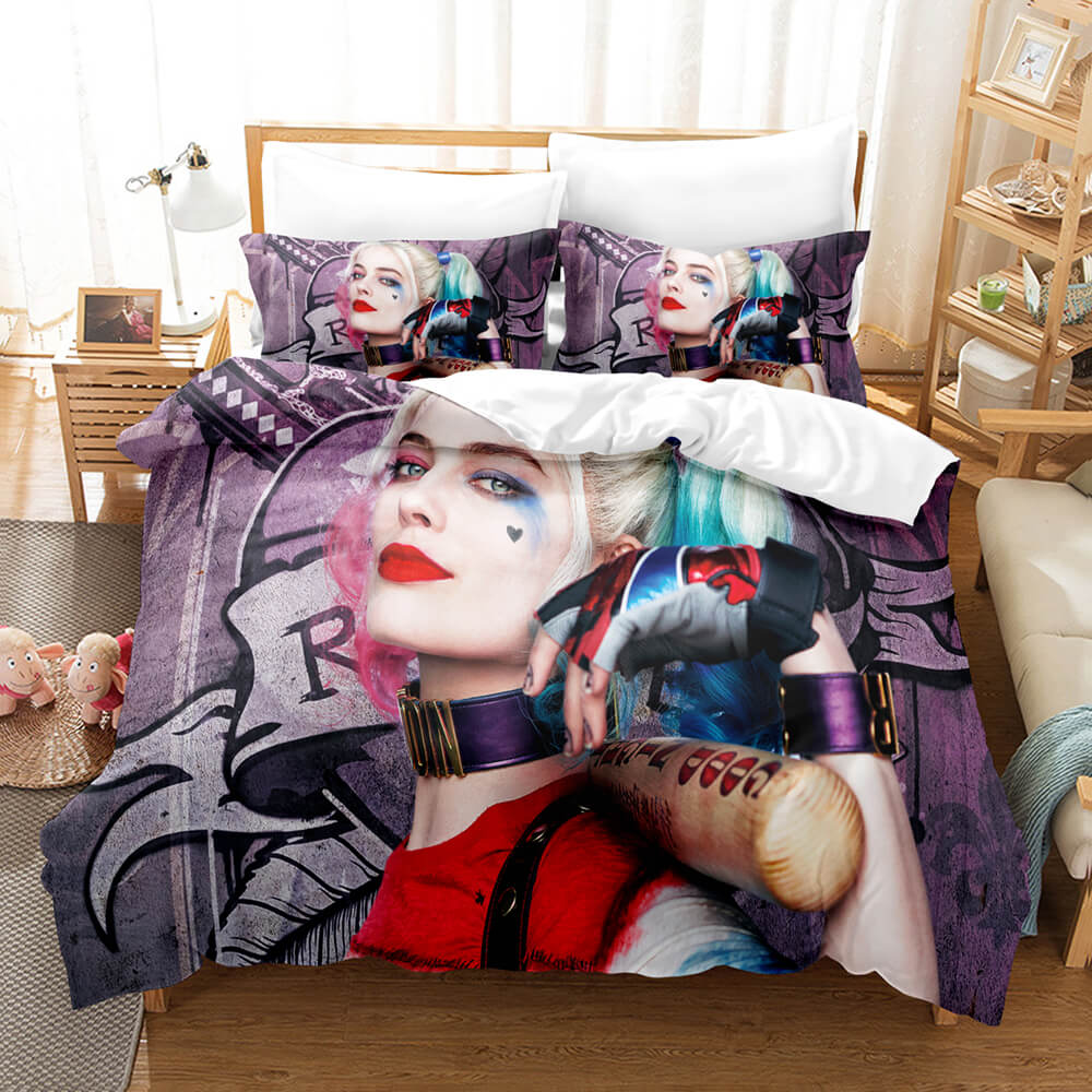 Suicide Squad Harley Quinn Bedding Set Quilt Cover (Online Order Only)