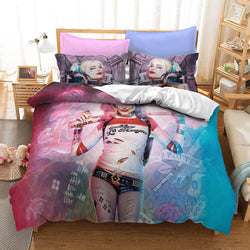 Suicide Squad Harley Quinn Cosplay Bedding Quilt Cover Without Filler (Online Order Only)