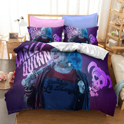 Suicide Squad Harley Quinn Cosplay Bedding Quilt Cover Without Filler (Online Order Only)