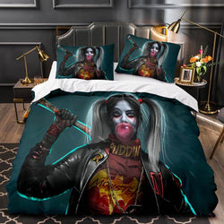 Suicide Squad Harley Quinn Deadpool Bedding Set Quilt Duvet Cover Sets (Online Order Only)