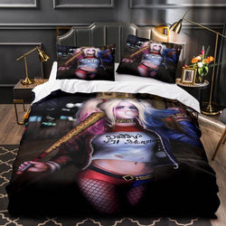 Suicide Squad Harley Quinn Deadpool Bedding Set Quilt Duvet Cover Sets (Online Order Only)