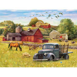 Summer Afternoon on the Farm 275 Large Piece Jigsaw Puzzle Cobble Hill (ONLINE ORDER ONLY)