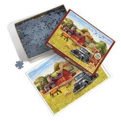 Summer Afternoon on the Farm 275 Large Piece Jigsaw Puzzle Cobble Hill (ONLINE ORDER ONLY)