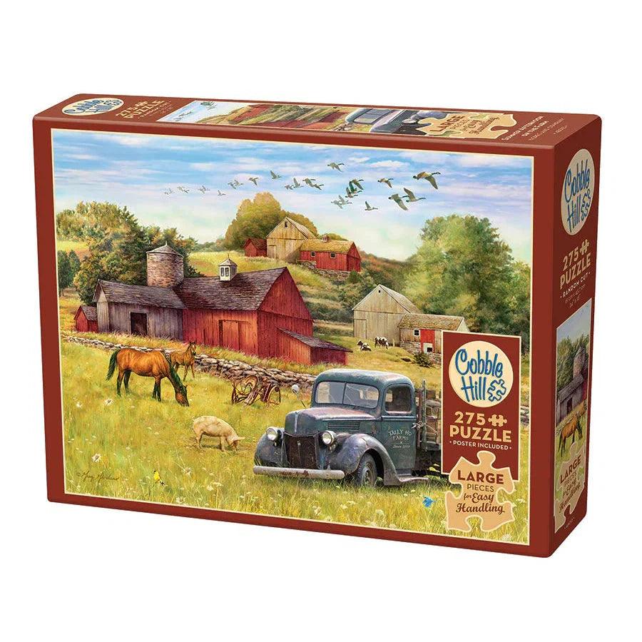 Summer Afternoon on the Farm 275 Large Piece Jigsaw Puzzle Cobble Hill (ONLINE ORDER ONLY)