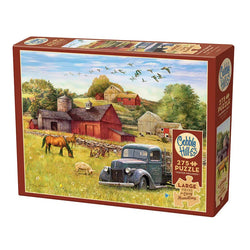 Summer Afternoon on the Farm 275 Large Piece Jigsaw Puzzle Cobble Hill (ONLINE ORDER ONLY)
