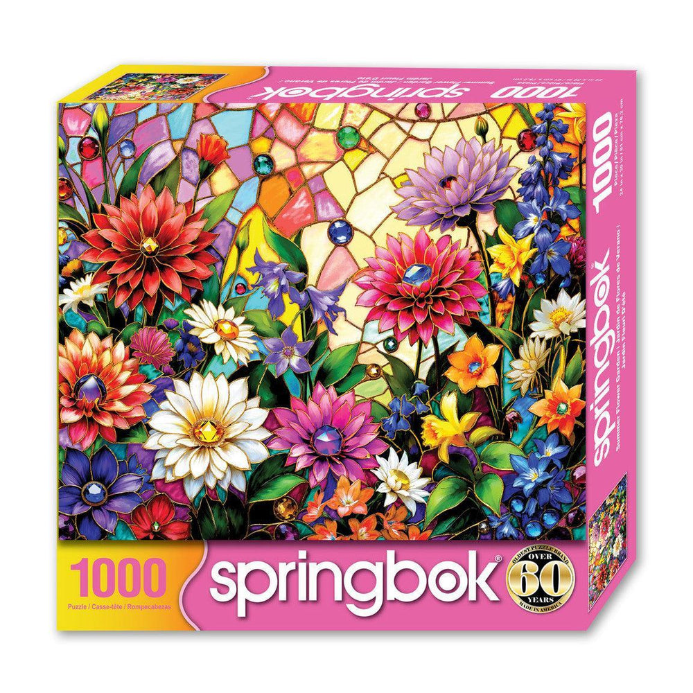 Summer Flower Garden 1000 Piece Jigsaw Puzzle Springbok (ONLINE ORDER ONLY)