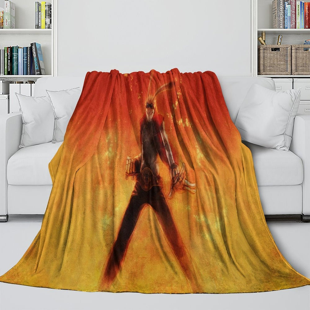 Summer Wars Blanket Flannel Throw Kids Room Decoration (Online Order Only)