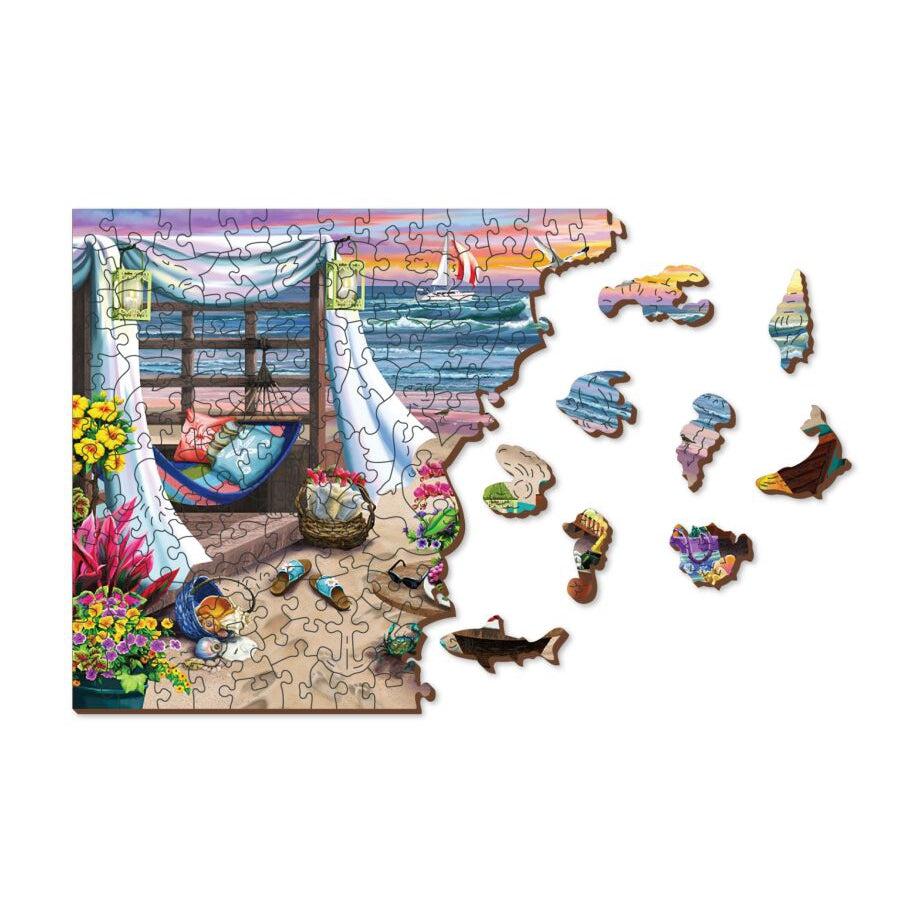 Summertime 505 Piece Wood Jigsaw Puzzle Wooden City (ONLINE ORDER ONLY)