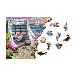Summertime 505 Piece Wood Jigsaw Puzzle Wooden City (ONLINE ORDER ONLY)