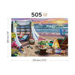 Summertime 505 Piece Wood Jigsaw Puzzle Wooden City (ONLINE ORDER ONLY)