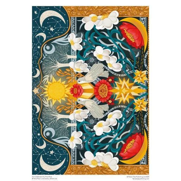 Sun Celebration by Nina Pace 1000 Piece Jigsaw Puzzle Flame Tree
