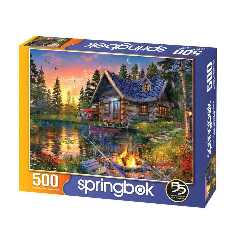 Sun Kissed Cabin 500 Piece Jigsaw Puzzle Springbok (ONLINE ORDER ONLY)