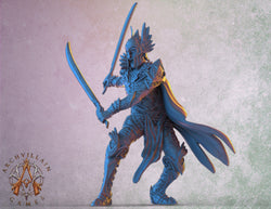 3D Printed Archvillain Games The Sun Elves of Sol Sylvaine Elven Footmen 28 32mm D&D (Online Only)