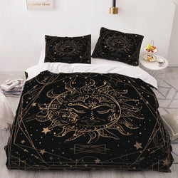 Sun Face Bedding Sets Quilt Cover Without Filler (Online Order Only)