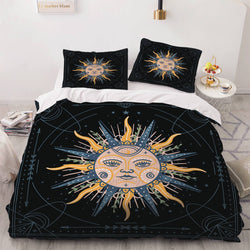 Sun Face Bedding Sets Quilt Cover Without Filler (Online Order Only)