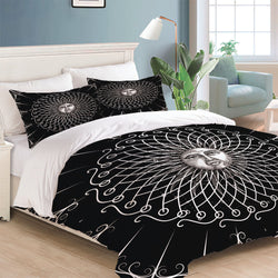 Sun Face Moon and Sun Bedding Sets Quilt Cover Without Filler (Online Order Only)