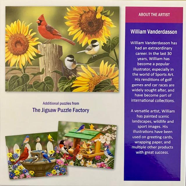 Sunflowers & Songbirds 500 Piece Jigsaw Puzzle Leap Year (ONLINE ORDER ONLY)