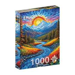 Sunrise Landscape 1000 Piece Jigsaw Puzzle Enjoy (ONLINE ORDER ONLY)