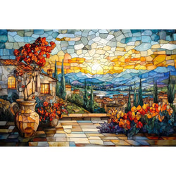 Sunset Serenity 1000 Piece Jigsaw Puzzle Trippy (ONLINE ORDER ONLY)