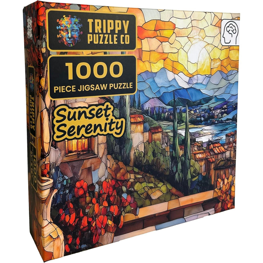 Sunset Serenity 1000 Piece Jigsaw Puzzle Trippy (ONLINE ORDER ONLY)