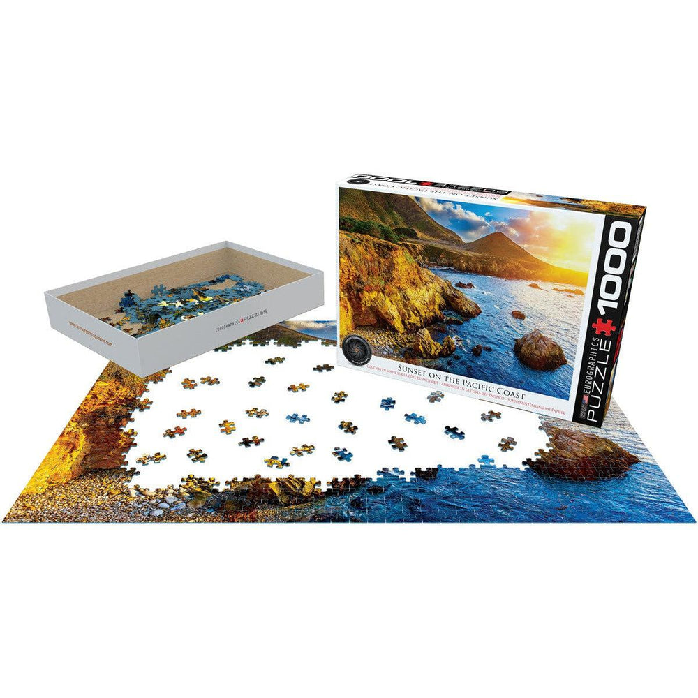Sunset on the Pacific Coast 1000 Piece Jigsaw Puzzle Eurographics (ONLINE ORDER ONLY)