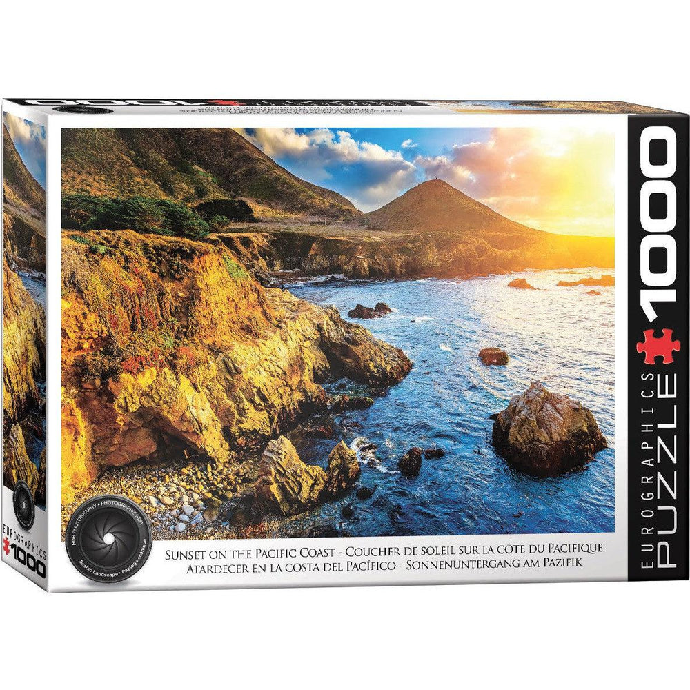Sunset on the Pacific Coast 1000 Piece Jigsaw Puzzle Eurographics (ONLINE ORDER ONLY)