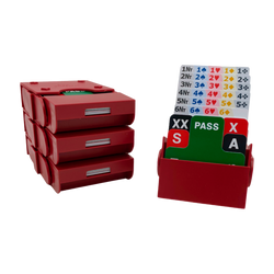 SuperBridge Boxes with Plastic Cards (set of 4) (ONLINE ORDER ONLY)