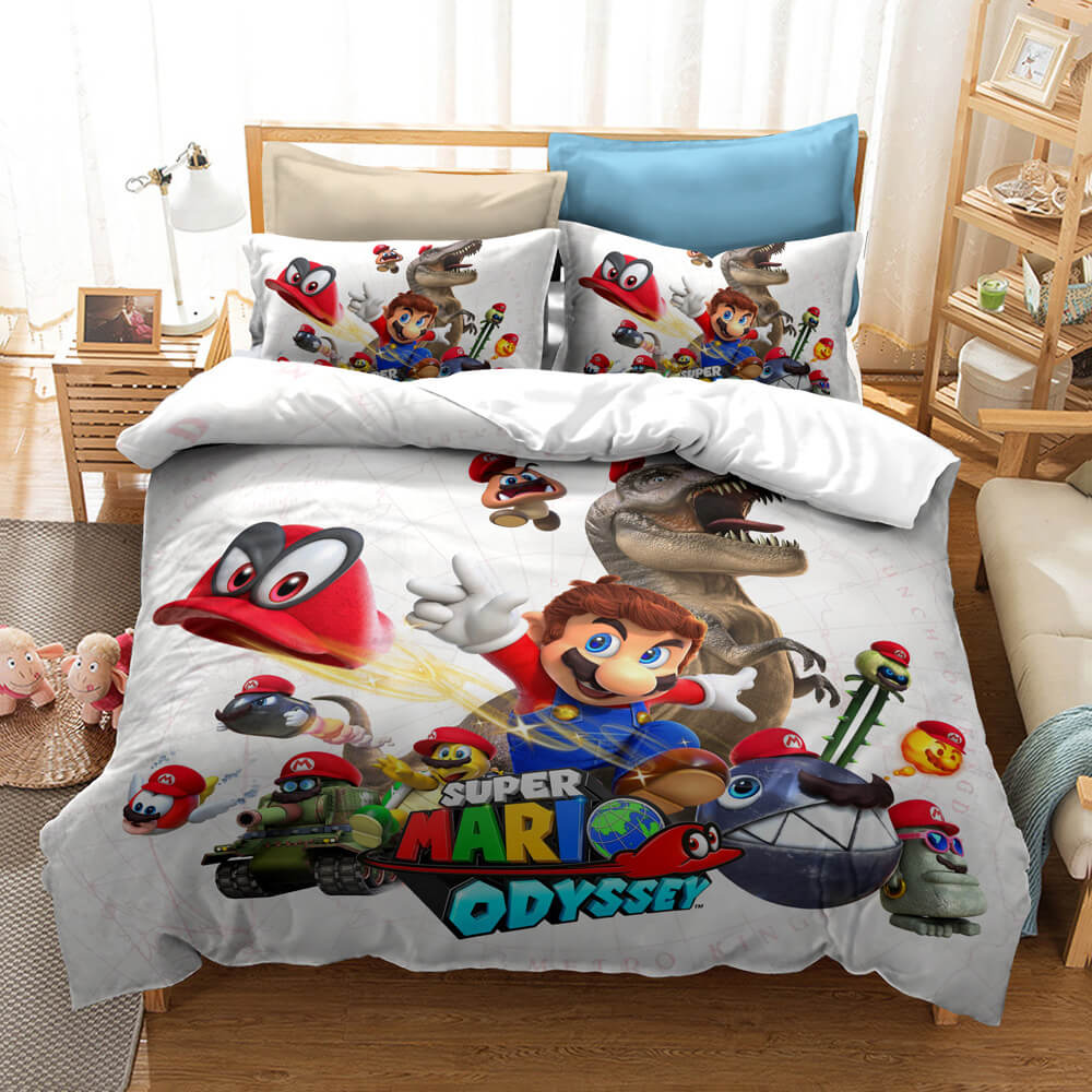 Super Mario Bedding Sets Pattern Quilt Cover Without Filler (Online Order Only)
