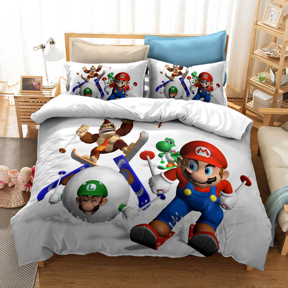 Super Mario Bedding Sets Pattern Quilt Cover Without Filler (Online Order Only)