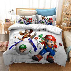 Super Mario Bedding Sets Pattern Quilt Cover Without Filler (Online Order Only)
