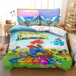 Super Mario Bedding Sets Pattern Quilt Cover Without Filler (Online Order Only)