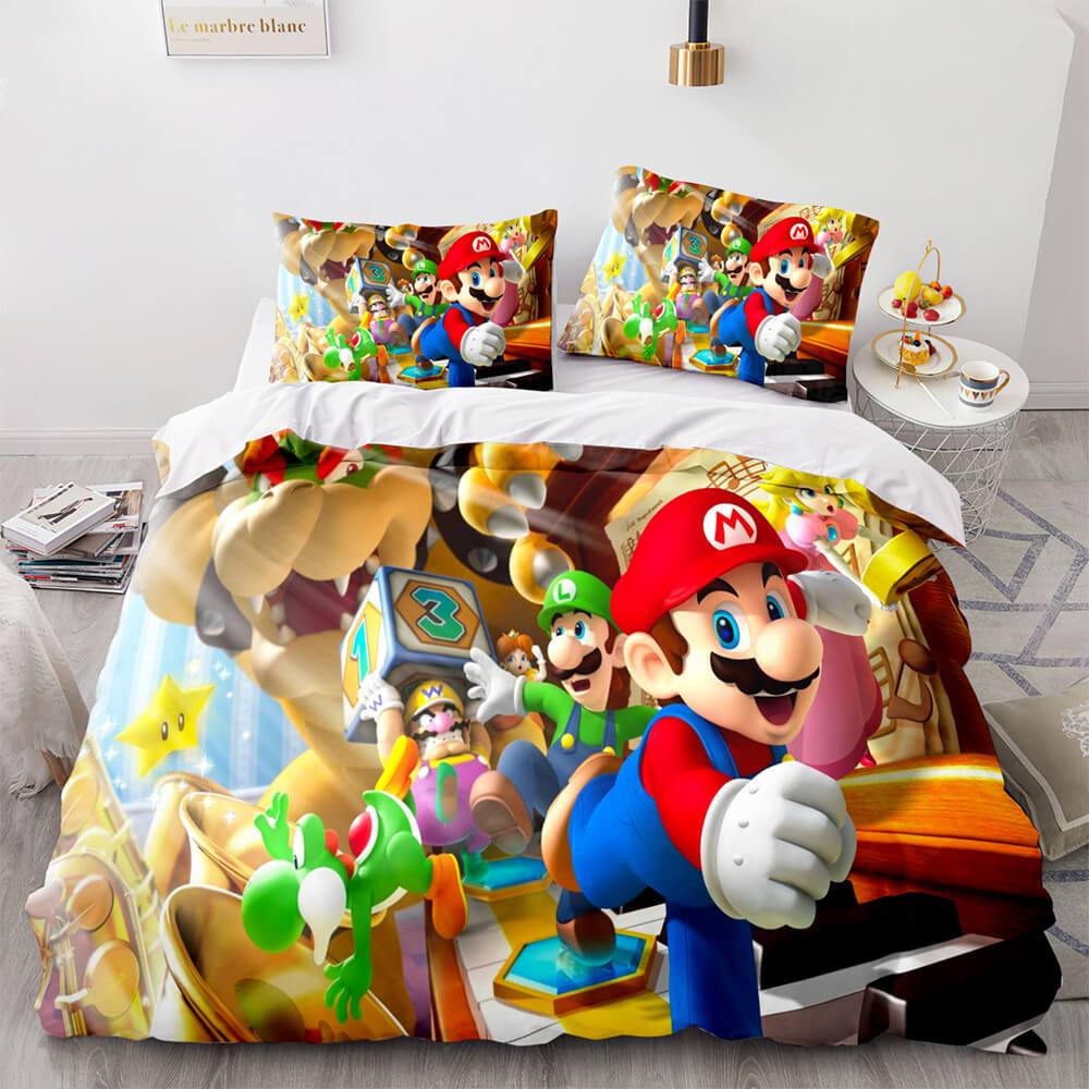Super Mario Bedding Set Duvet Cover Bed Sets (Online Order Only)