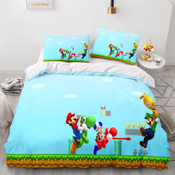 Super Mario Bedding Set Quilt Cover Without Filler (Online Order Only)