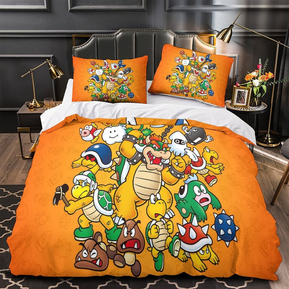 Super Mario Duvet Cover Pattern Bedding Set Without Filler (ONLINE ORDER ONLY)