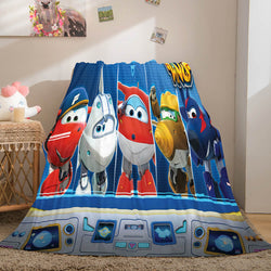 Super Wings Flannel Fleece Throw Blanket (Online Order Only)