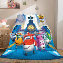 Super Wings Flannel Fleece Throw Blanket (Online Order Only)