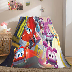 Super Wings Flannel Fleece Throw Blanket (Online Order Only)