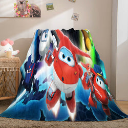 Super Wings Flannel Fleece Throw Blanket (Online Order Only)