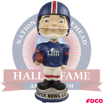 2019 NFL Super Bowl LIII 53 Classic Bobble Boy Bobblehead (ONLINE ORDER ONLY)