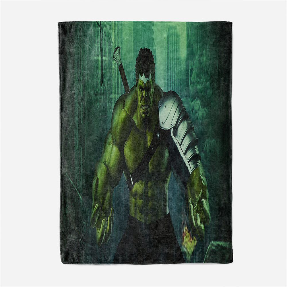 Superhero Hulk Blanket Flannel Throw Room Decoration (Online Order Only)