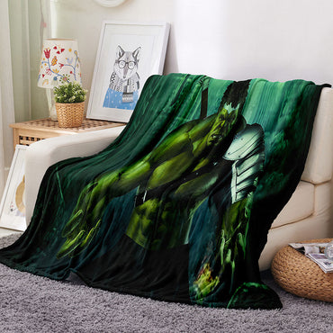 Superhero Hulk Blanket Flannel Throw Room Decoration (Online Order Only)