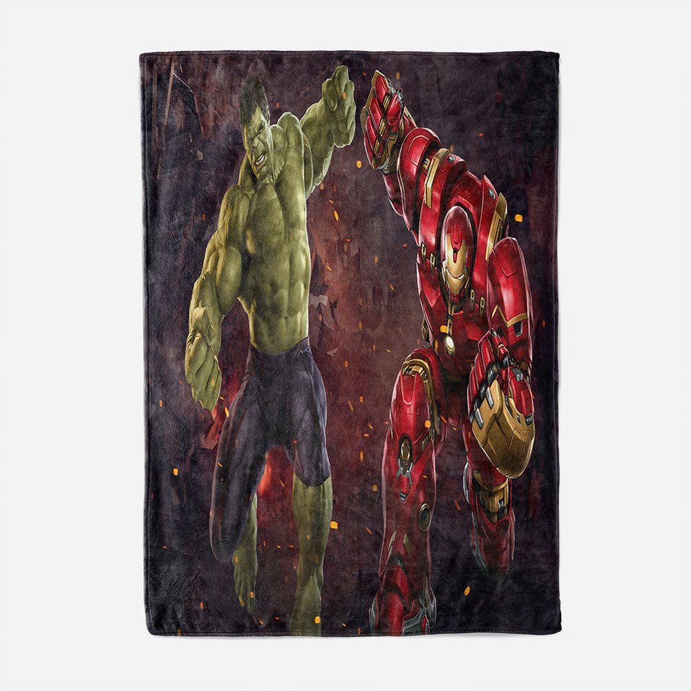 Superhero Hulk Blanket Flannel Throw Room Decoration (Online Order Only)