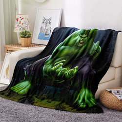 Superhero Hulk Blanket Flannel Throw Room Decoration (Online Order Only)