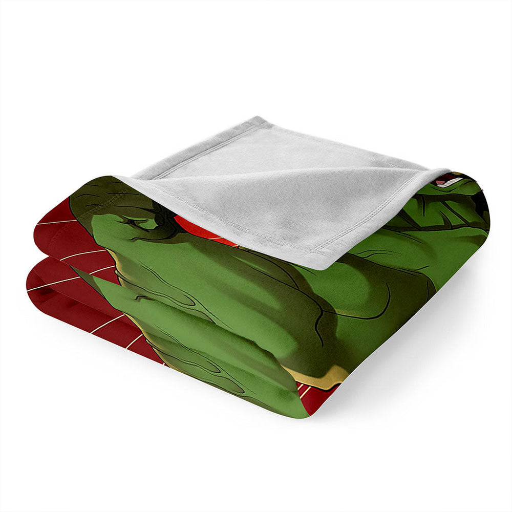Superhero Hulk Blanket Flannel Throw Room Decoration (Online Order Only)