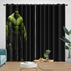 Superhero Hulk Curtains Blackout Kids Room Window Drapes (ONLINE ORDER ONLY)