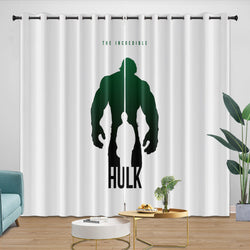 Superhero Hulk Curtains Blackout Kids Room Window Drapes (ONLINE ORDER ONLY)