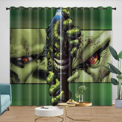 Superhero Hulk Curtains Blackout Kids Room Window Drapes (ONLINE ORDER ONLY)