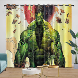Superhero Hulk Curtains Blackout Kids Room Window Drapes (ONLINE ORDER ONLY)